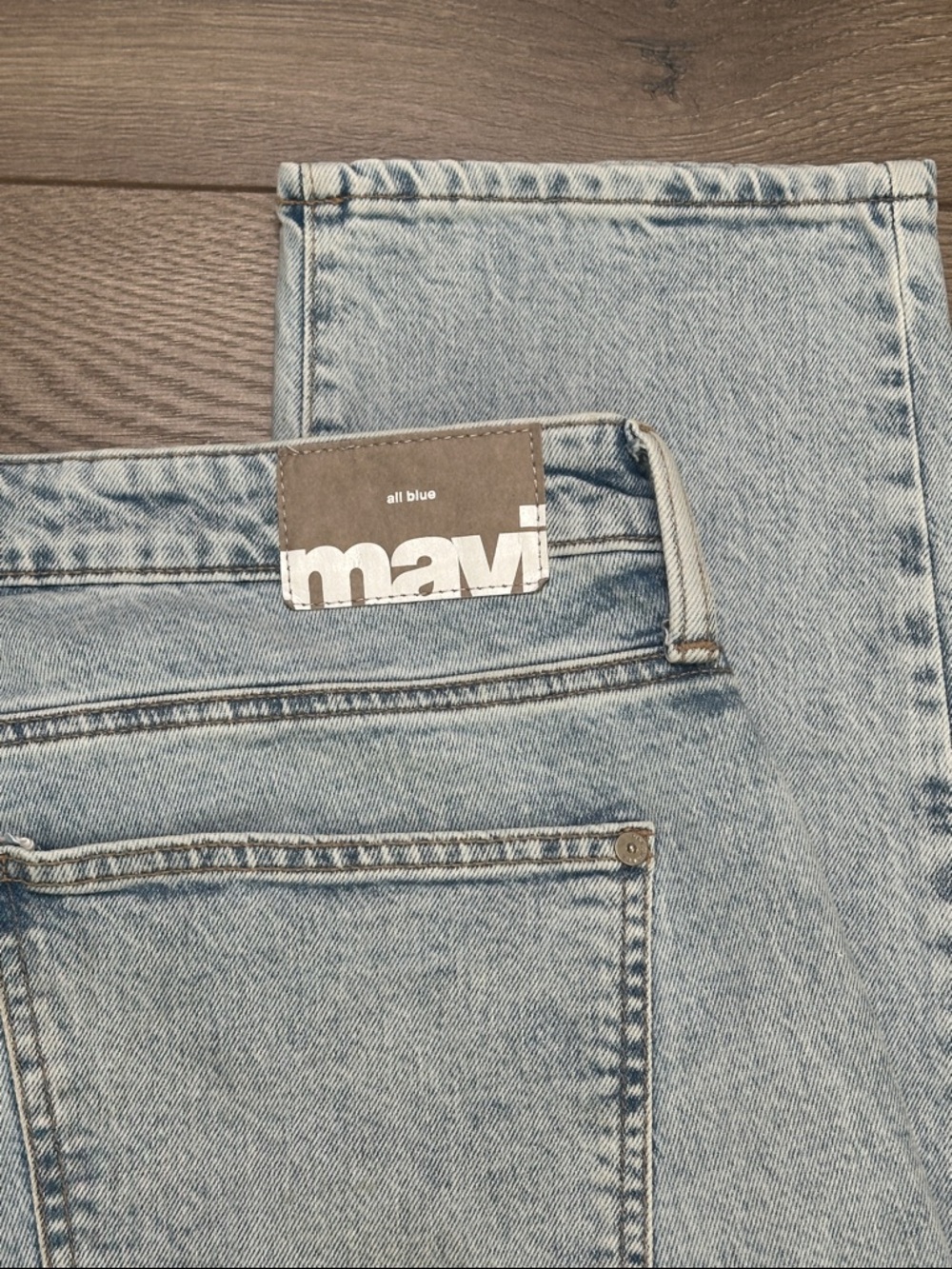 Mavi Marcus 31” Slim Straight Leg Stretch Light Wash Blue Jeans Size 34 - Picture 6 of 13